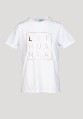 Marškinėliai moterims Utenos trikotažas Lietuva, balti kaina ir informacija | Marškinėliai moterims | pigu.lt