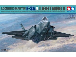 Tamiya - Lockheed Martin F-35A Lightning II, 1/48, 61124 цена и информация | Конструкторы и кубики | pigu.lt