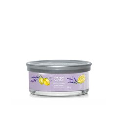 Yankee Candle Aromatinė žvakė Signature tumbler medium Lemon Lavender 340 g kaina ir informacija | Žvakės, Žvakidės | pigu.lt