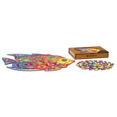 Medinė dėlionė Unidragon Shining Fish, 700 det. kaina ir informacija | Dėlionės (puzzle) | pigu.lt