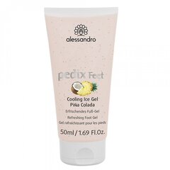 Pėdų vėsinimo gelis Alessandro Pedix, Ice Pina Colada, 50 ml цена и информация | Кремы, лосьоны для тела | pigu.lt