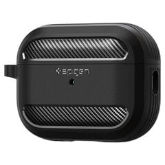 Spigen RUGGED ARMOR Apple AIRPODS PRO 1 | 2 MATTE BLACK цена и информация | Аксессуары для наушников | pigu.lt