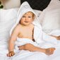 Kūdikių rankšluostis, 85 X 85 cm, baltas kaina ir informacija | Maudynių priemonės | pigu.lt