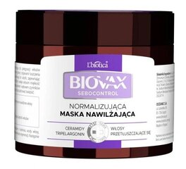 Plaukų kaukė Biovax Sebucontrol normalizing Seboregulating, 250 ml kaina ir informacija | Priemonės plaukų stiprinimui | pigu.lt