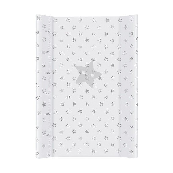 Vystymo lenta Ceba Grey Stars, 50x70cm kaina ir informacija | Vystyklai ir vystymo priemonės | pigu.lt