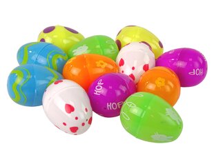 Velykinių kiaušinių rinkinys, 12 vnt kaina ir informacija | Lavinamieji žaislai | pigu.lt