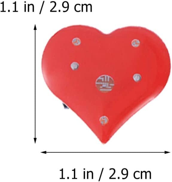 Širdelės LED Valentino dienai, 5 vnt. kaina ir informacija | Dekoracijos šventėms | pigu.lt