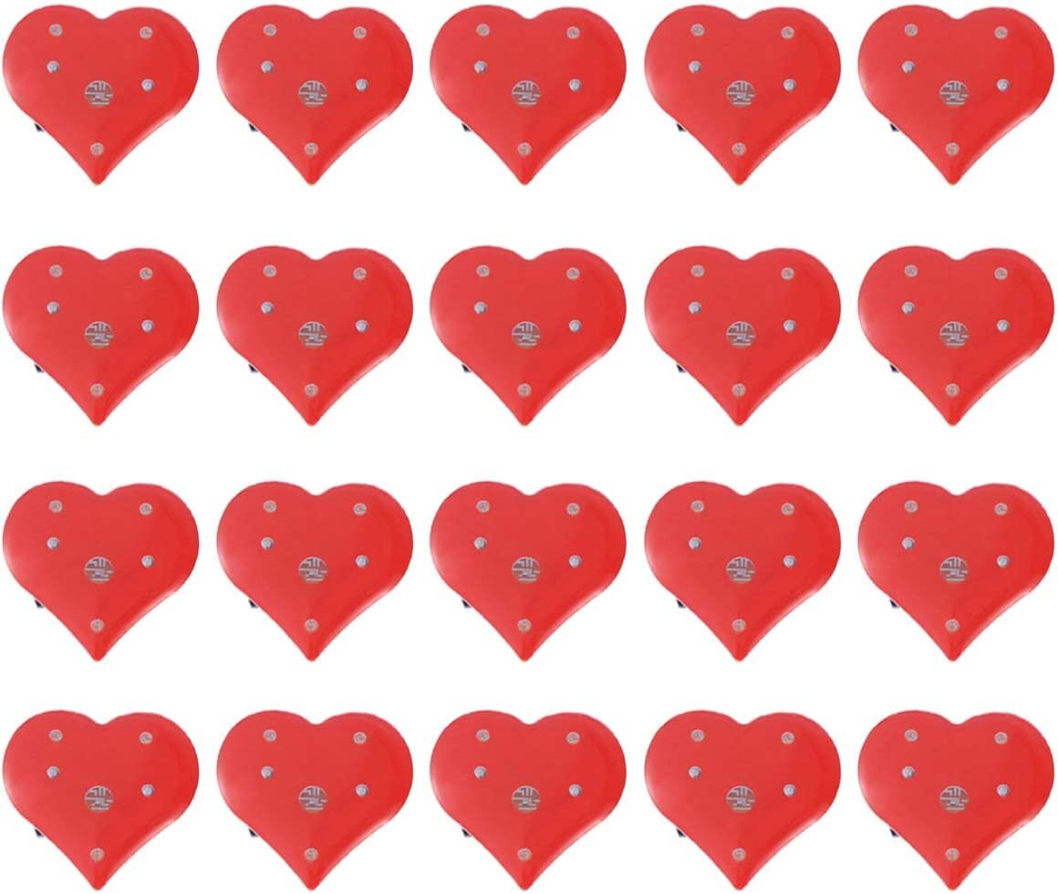 Širdelės LED Valentino dienai, 5 vnt. kaina ir informacija | Dekoracijos šventėms | pigu.lt