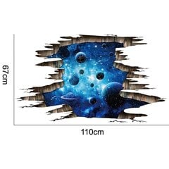 Детская напольная наклейка Космос цена и информация | Интерьерные наклейки | pigu.lt