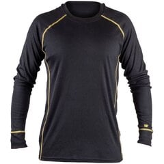 Apatiniai marškinėliai vyrams CAT BS74, juodi kaina ir informacija | Vyriški termo apatiniai | pigu.lt
