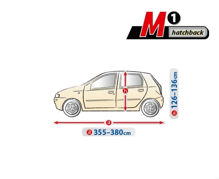 Automobilio uždangalas Kegel-Blazusiak, M1 dydis, 355-380 cm kaina ir informacija | Auto reikmenys | pigu.lt