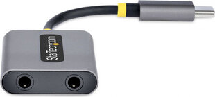 Adapteris Startech USB-C / Audio kaina ir informacija | Adapteriai, USB šakotuvai | pigu.lt