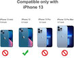 Dėklas Clear PC skirtas Apple iPhone 13, skaidri kaina ir informacija | Telefono dėklai | pigu.lt
