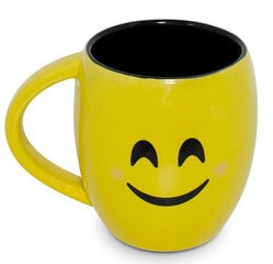 Keraminis puodelis su šypsenėle Laimė, tūris 300 ml kaina ir informacija | Taurės, puodeliai, ąsočiai | pigu.lt