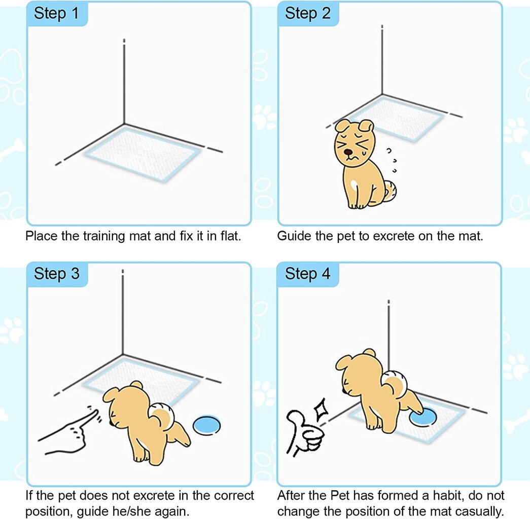 Higieninės vienkartinės sauskelnės šunims Pets Corner, 60x40 cm kaina ir informacija | Priežiūros priemonės gyvūnams | pigu.lt