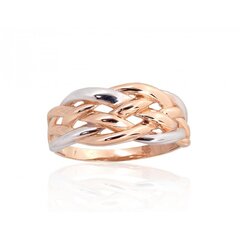 Золотое кольцо "Терра V" из красного золота 585 пробы 4752263031968 цена и информация | Кольцо | pigu.lt