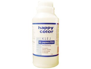 PVA popieriaus klijai Happy Color, 500g цена и информация | Канцелярские товары | pigu.lt