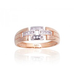 Золотое кольцо "Прометей II" из красного золота 585 пробы 4752263033023 цена и информация | Кольца | pigu.lt
