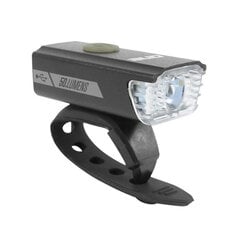 Велосипедный передний фонарь Rock Machine F.Light 20 USB Black/Grey цена и информация | Велосипедные фонари, отражатели | pigu.lt