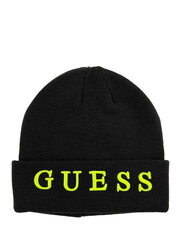 Шапка Guess jeans, Logo Print Black/yellow Combo, 520914137 цена и информация | Guess Jeans Одежда, обувь для детей и младенцев | pigu.lt