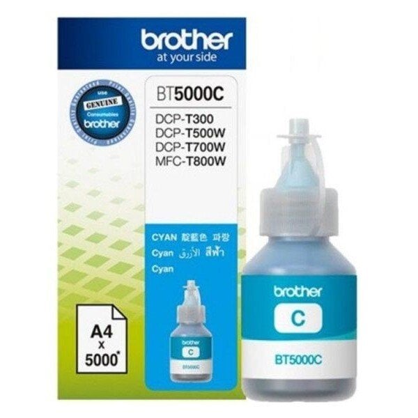 Brother BT5000C rašalo buteliukas, žydra kaina ir informacija | Kasetės rašaliniams spausdintuvams | pigu.lt