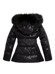 Детская куртка из коллекции GUESS JEANS Faux Fur Hoodie Jet Black 520914463 цена и информация | Guess Jeans Одежда, обувь для детей и младенцев | pigu.lt