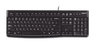 Проводная клавиатура Logitech K120, Черная цена и информация | Logitech Компьютерная техника | pigu.lt