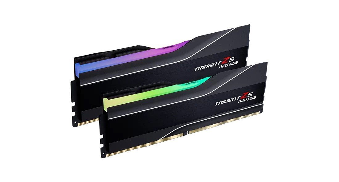 G.Skill Trident Z5 NEO RGB, 64GB (2x32GB), DDR5, 6000MHz (F5-6000J3040G32GX2-TZ5NR) kaina ir informacija | Operatyvioji atmintis (RAM) | pigu.lt