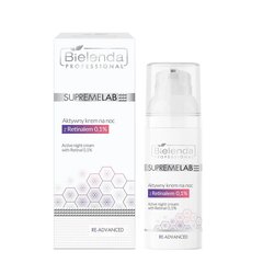 Aktyvus naktinis kremas su retinoliu Bielenda Professional SupremeLab Re-Advanced, 50ml цена и информация | Кремы для лица | pigu.lt