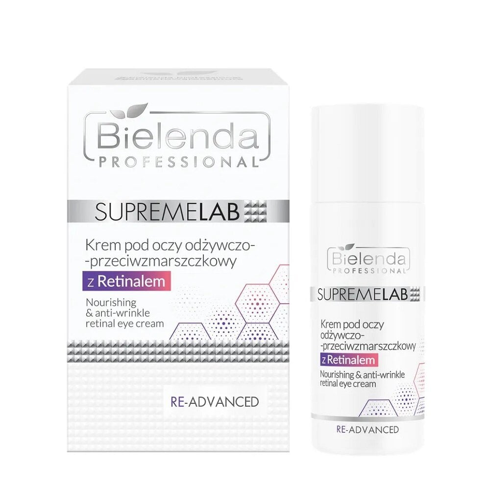 Paakių kremas Bielenda Professional SupremeLab Re-Advanced, 15 ml kaina ir informacija | Paakių kremai, serumai | pigu.lt