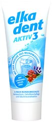 ELKADENT Зубная паста Aktiv 3, 75 мл цена и информация | Зубные щетки, пасты | pigu.lt