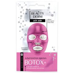 Lakštinė alginatinė veido kaukė Beautyderm Botox+, 20 g kaina ir informacija | Veido kaukės, paakių kaukės | pigu.lt