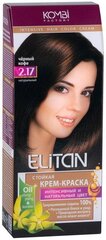 ELITAN Крем-краска для волос 2.17  Черный кофе, 50/50/30 мл цена и информация | Краска для волос | pigu.lt