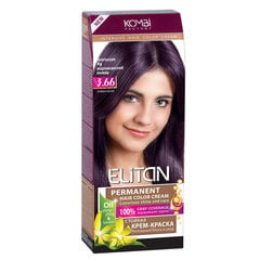 ELITAN Крем-краска для волос 3.66 Марокканский инжир, 50/50/30 мл цена и информация | Краска для волос | pigu.lt