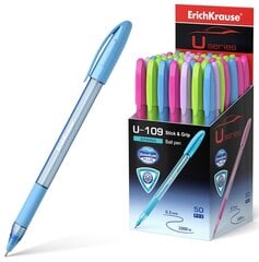 Ultra glide automatinis tušinukas U-109 Spring STICK&GRIP, ErichKrause, 1.0mm, mėlynos sp. kaina ir informacija | Rašymo priemonės | pigu.lt