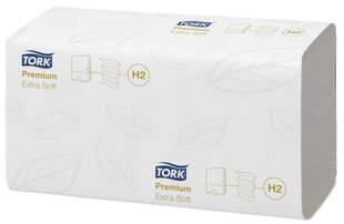 Листовые бумажные полотенца TORK Xpress Extra Multifold Premium, 100 листов, 2 слоя, целлюлоза 1 шт. цена и информация | Туалетная бумага, бумажные полотенца | pigu.lt