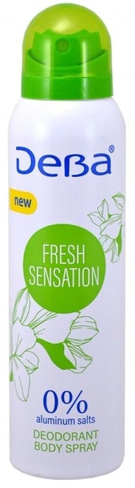 Purškiamas dezodorantas moterims DeBa Fresh Sensation, 150 ml kaina ir informacija | Dezodorantai | pigu.lt