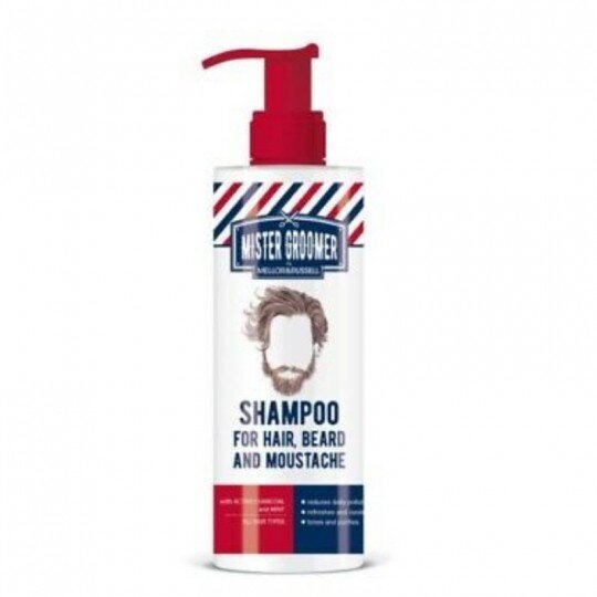 Šampūnas galvos plaukams, barzdai ir ūsams Mister Groomer, 200 ml цена и информация | Skutimosi priemonės ir kosmetika | pigu.lt