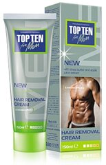 TOP TEN for Men New Мужской Крем для Депиляции, 150 мл цена и информация | Средства для депиляции | pigu.lt