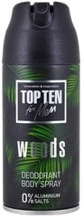Purškiamas dezodorantas Top Ten Woods, 150 ml цена и информация | Дезодоранты | pigu.lt
