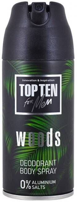 Purškiamas dezodorantas Top Ten Woods, 150 ml цена и информация | Dezodorantai | pigu.lt