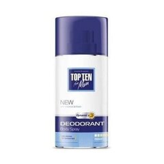 Purškiamas dezodorantas jautriai odai Top Ten Dynamic , 150 ml цена и информация | Дезодоранты | pigu.lt