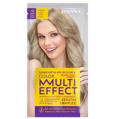 Dažomasis šampūnas Joanna Multi Effect Keratin Complex Color Instant Color Shampoo, 03.5 Silver Blond, 35 g kaina ir informacija | Plaukų dažai | pigu.lt