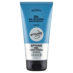 Stiprios fiksacijos formavimo gelis plaukams Joanna Styling Effect Extra Strong Styling Gel, 150 g kaina ir informacija | Plaukų formavimo priemonės | pigu.lt