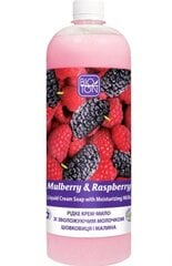 Skystas muilas Bioton Cosmetics Mulberry and Raspberry, 1 l kaina ir informacija | Muilai | pigu.lt