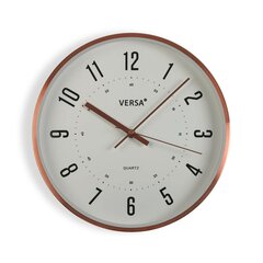 Настенное часы Versa Позолоченный Металл Алюминий (4,3 x 30,5 x 30,5 cm) цена и информация | Часы | pigu.lt
