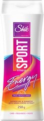 Gelis-šampūnas Shik Sport Energy 3in1 su žalios kavos ekstraktu, 250 g kaina ir informacija | Dušo želė, aliejai | pigu.lt