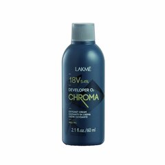 Капиллярный окислитель Lakmé Chroma, 18 vol., 5.4 %, 60 мл цена и информация | Краска для волос | pigu.lt