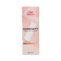 Ilgalaikiai dažai Wella Shinefinity Nº 09/73 60 ml kaina ir informacija | Plaukų dažai | pigu.lt