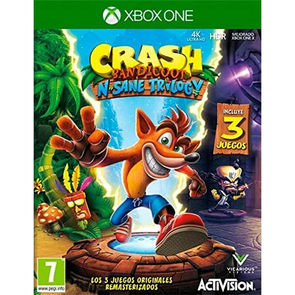 Crash Bandicoot N. Sane Trilogy, Xbox One kaina ir informacija | Kompiuteriniai žaidimai | pigu.lt